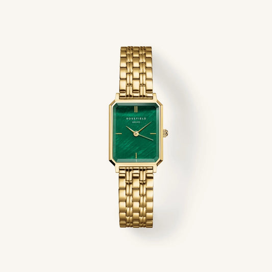 XS Octagone Green Dial - Gold Bracelet - O79