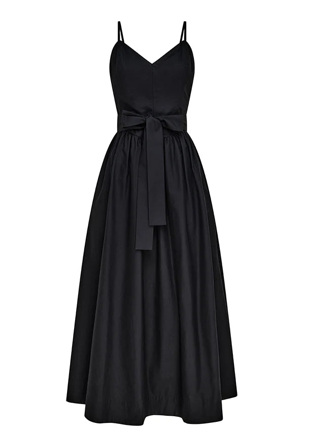 Quinn Midi Dress - Black