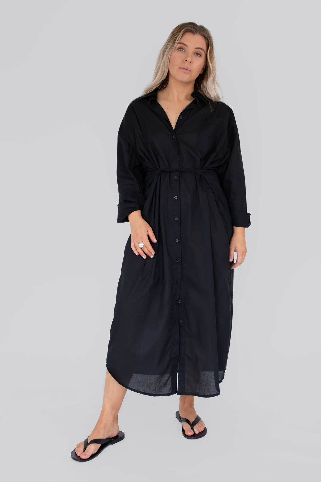 Lagoon Dress - Black O/S