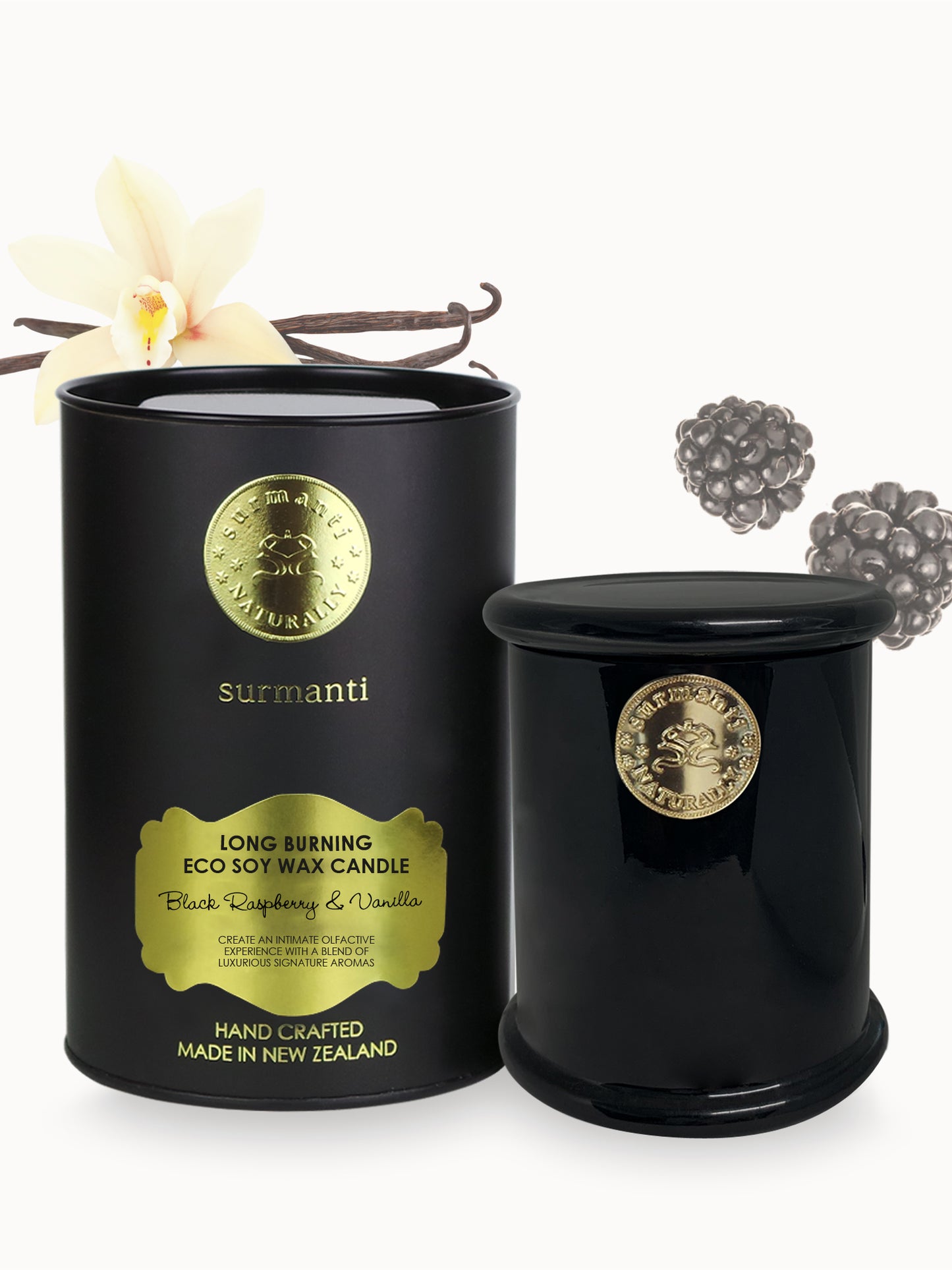 Black Raspberry & Vanilla 250g Candle