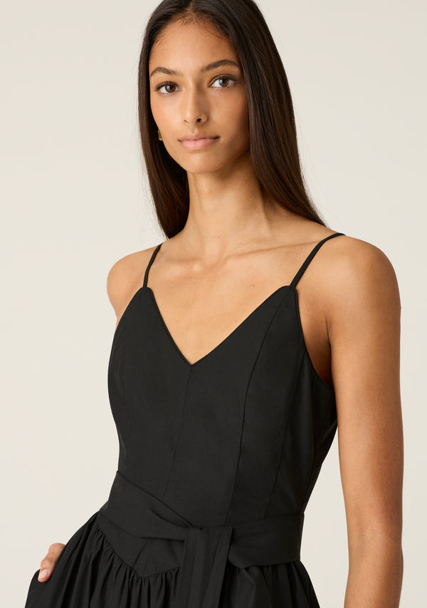 Quinn Midi Dress - Black