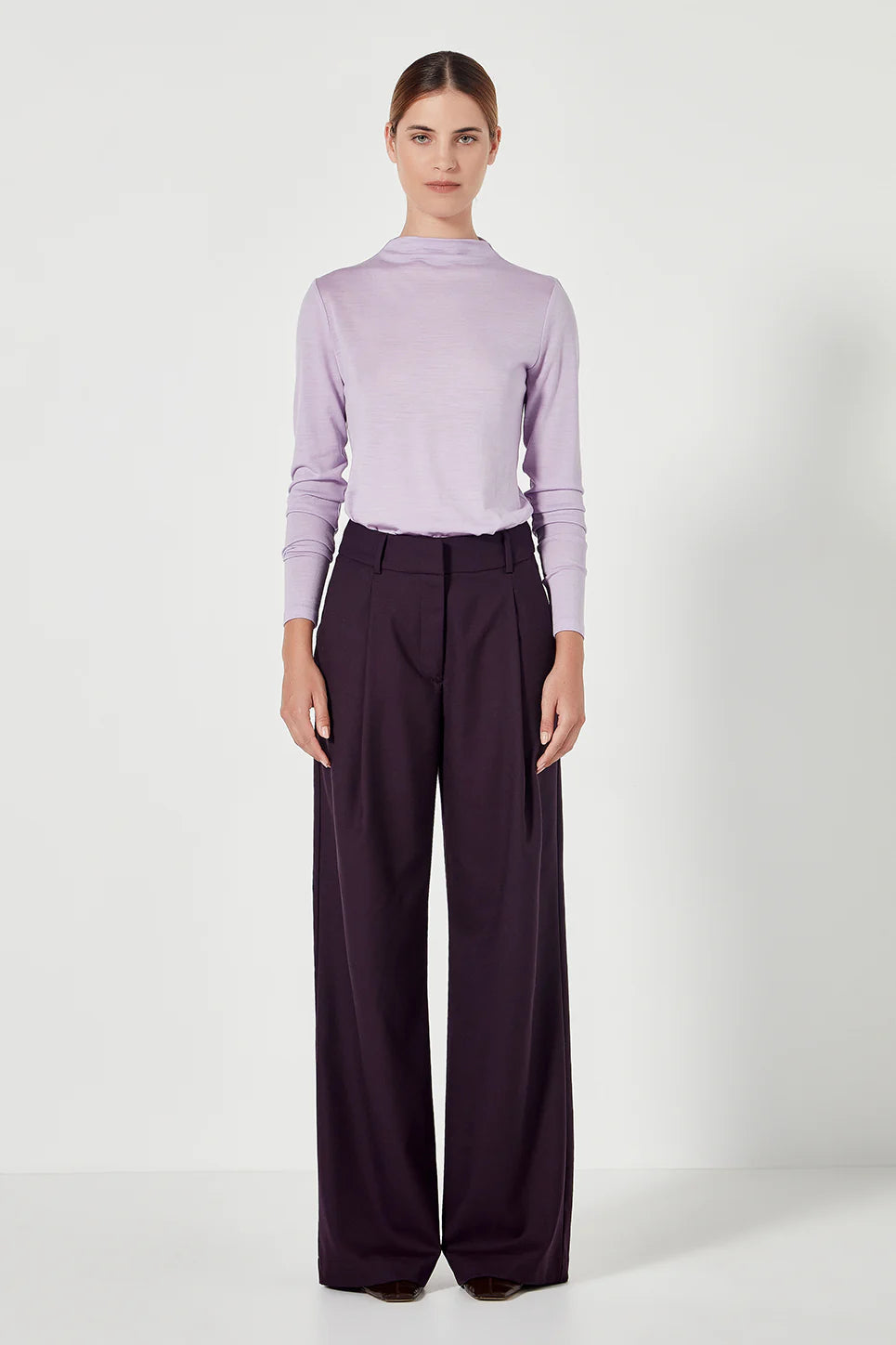 Selbourne Trouser - Aubergine