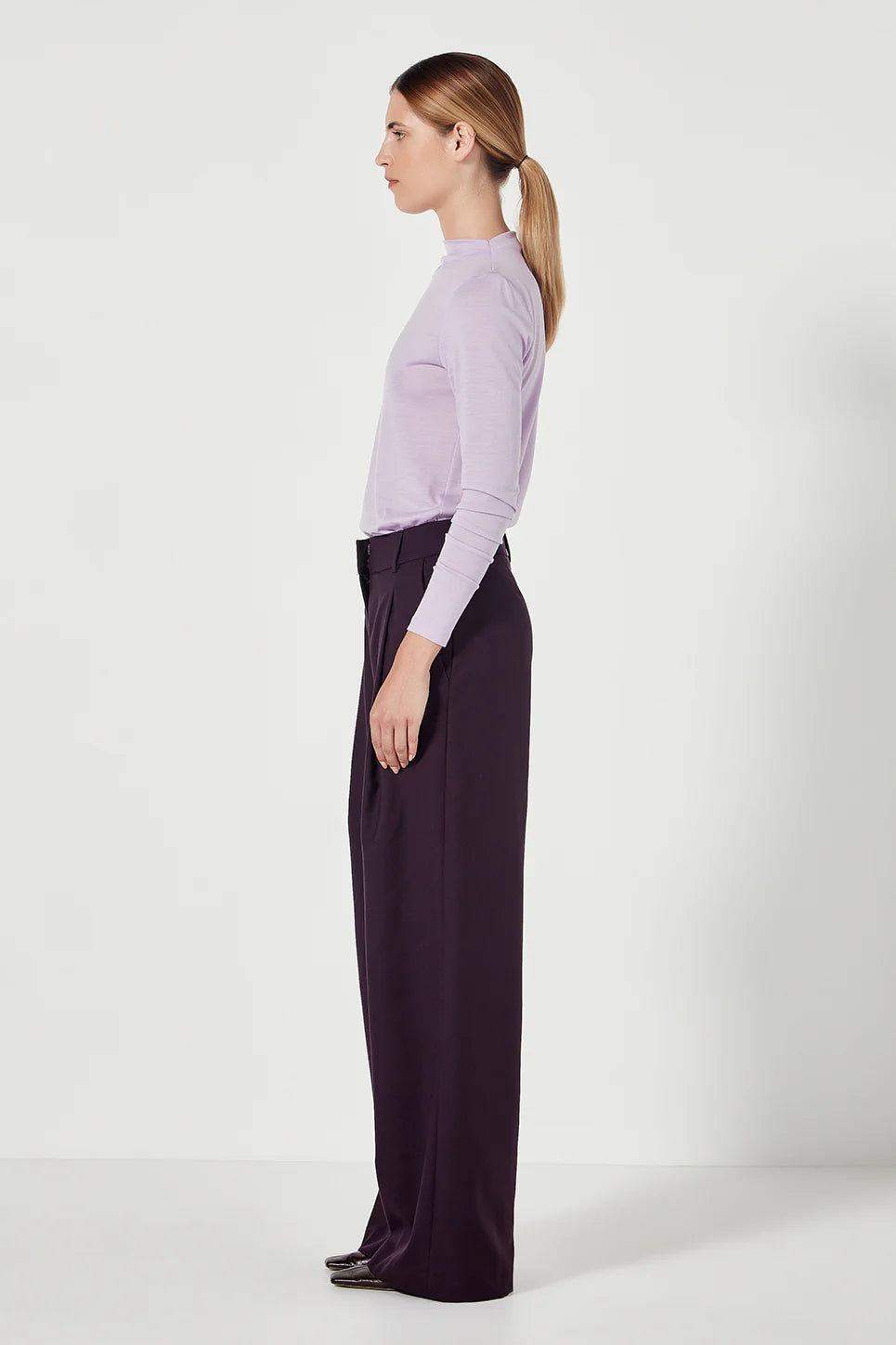 Selbourne Trouser - Aubergine