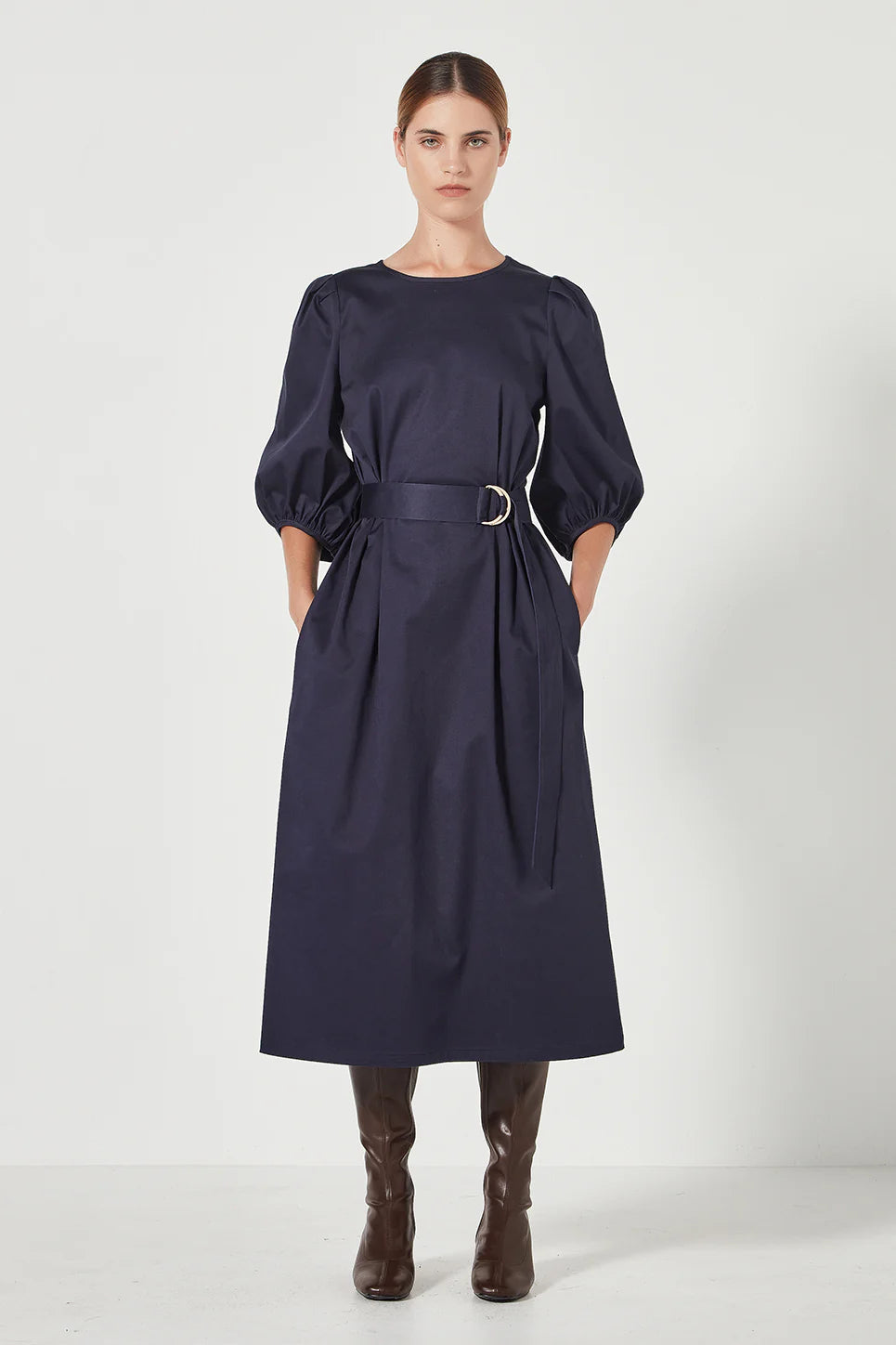 Denver Dress - Navy