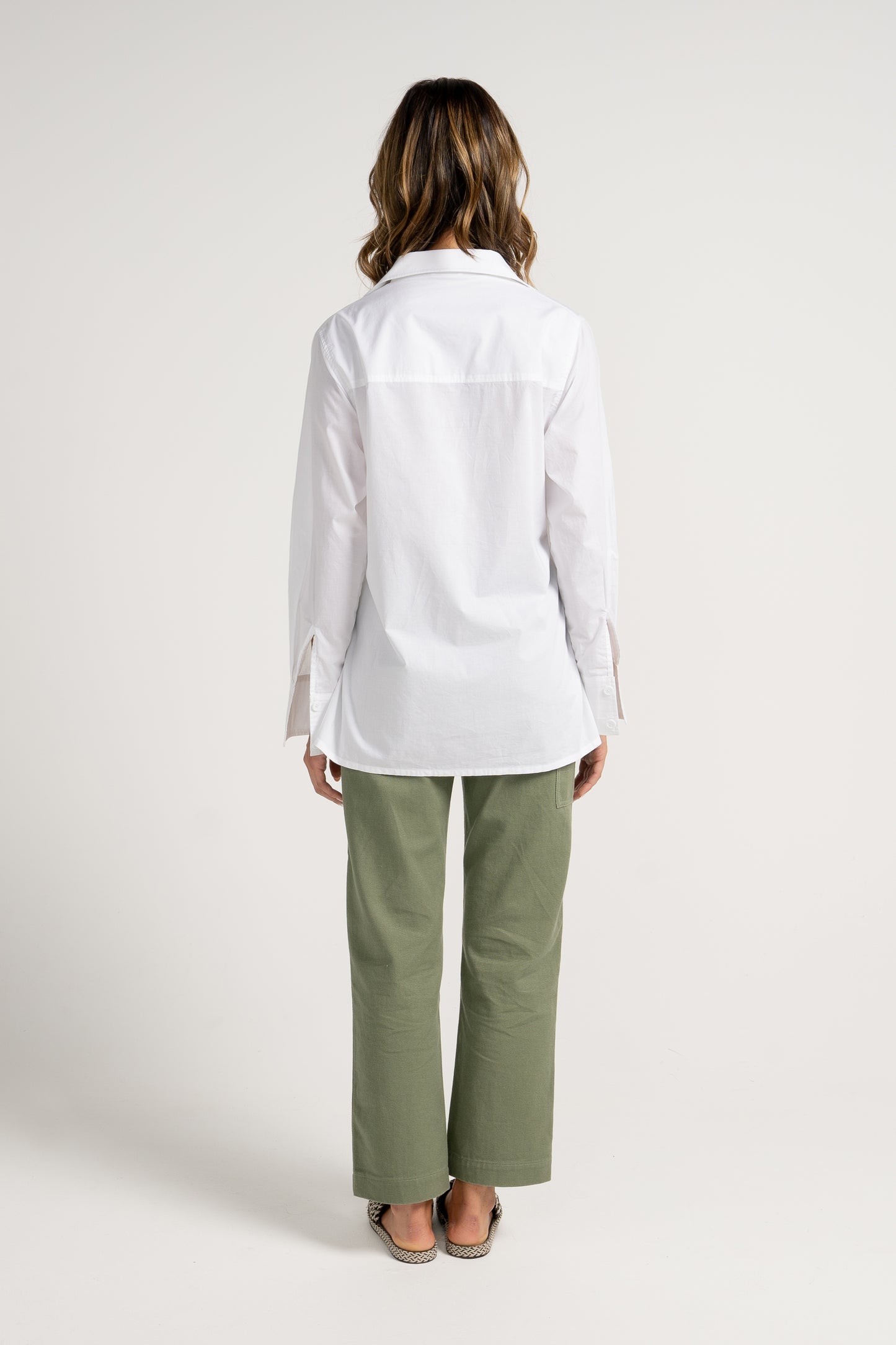 Iris Wrap Shirt - White