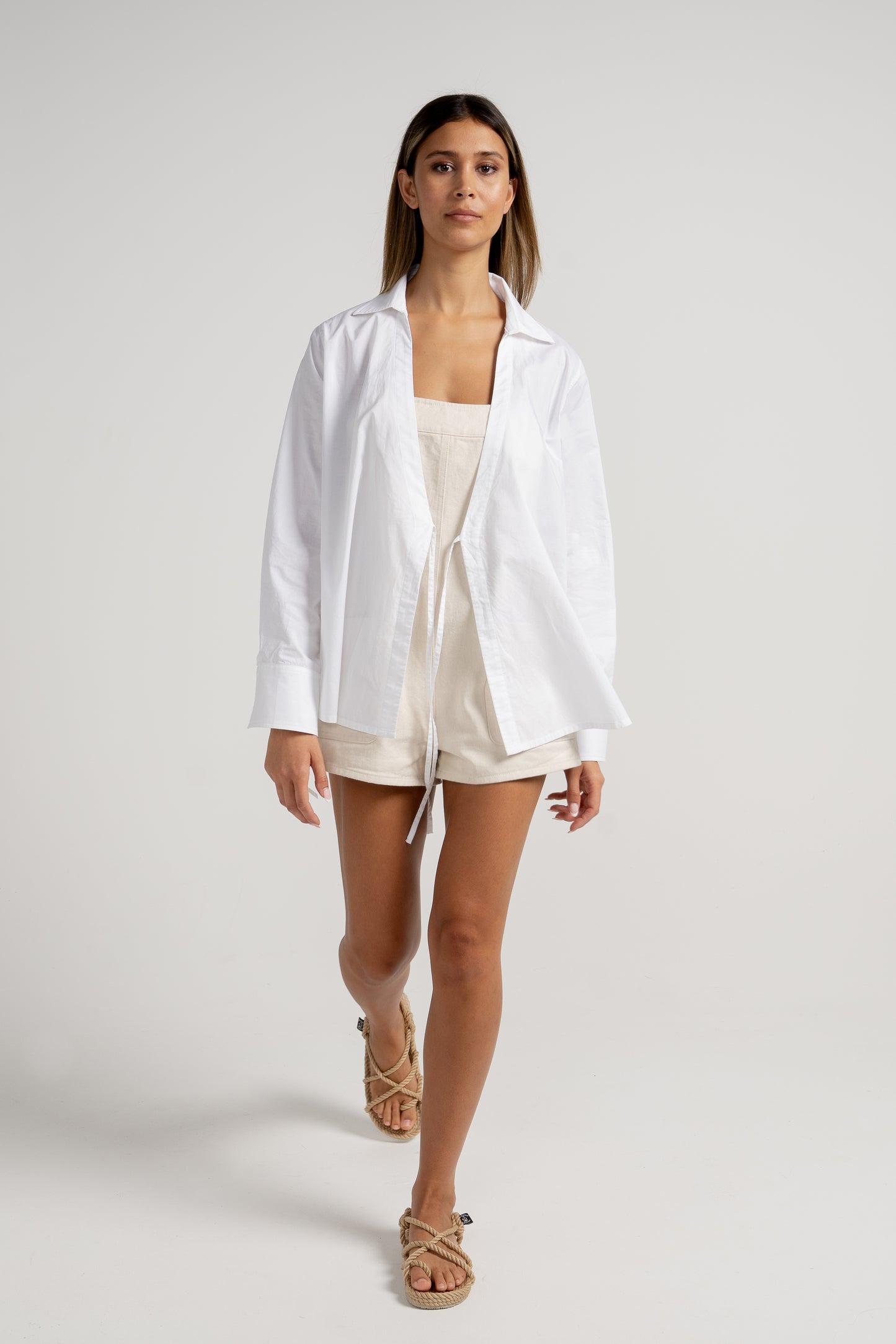 Iris Wrap Shirt - White