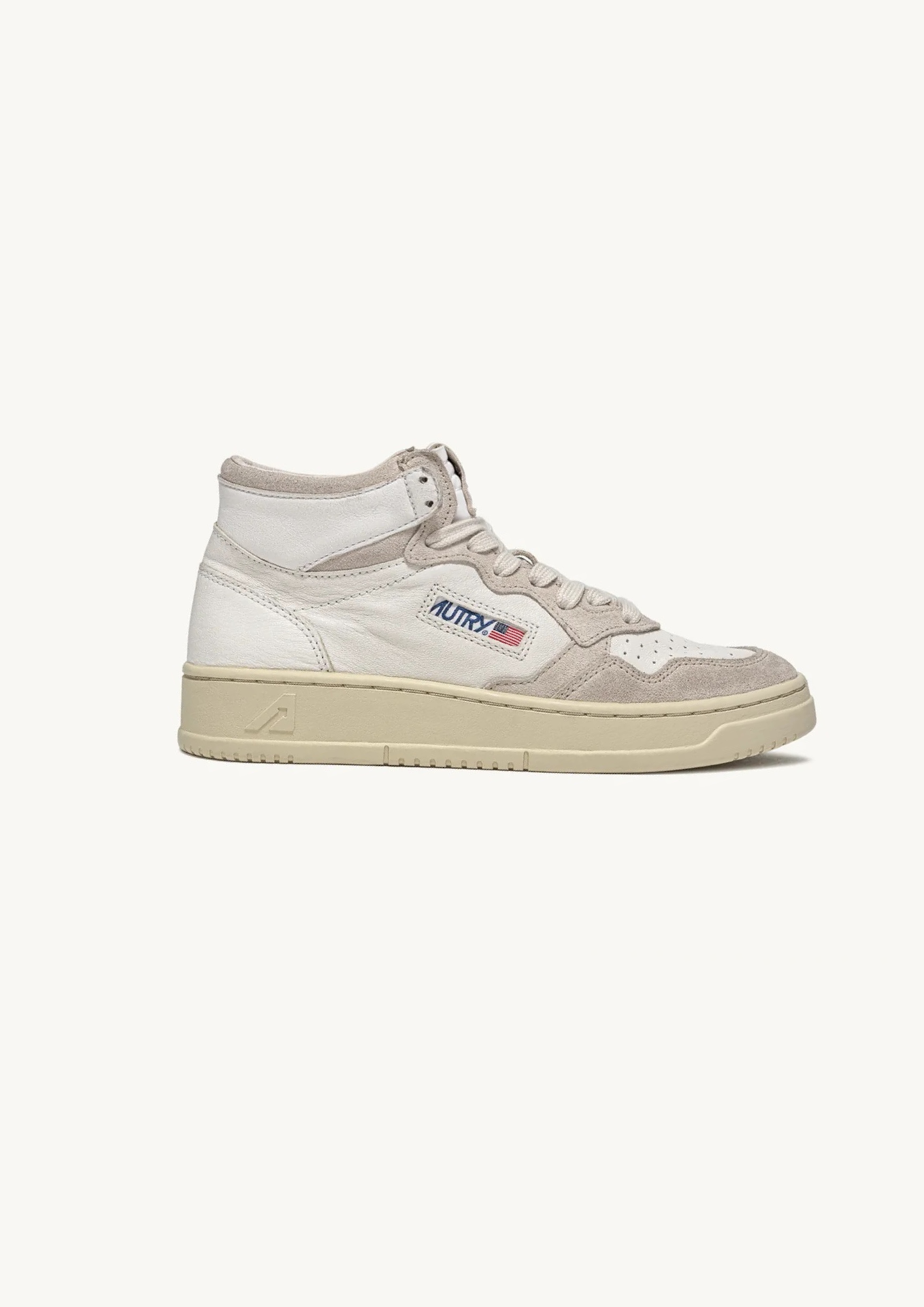 Medalist Mid - White/Suede