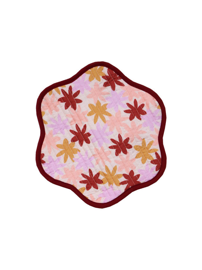 Trivet - Peach Floral