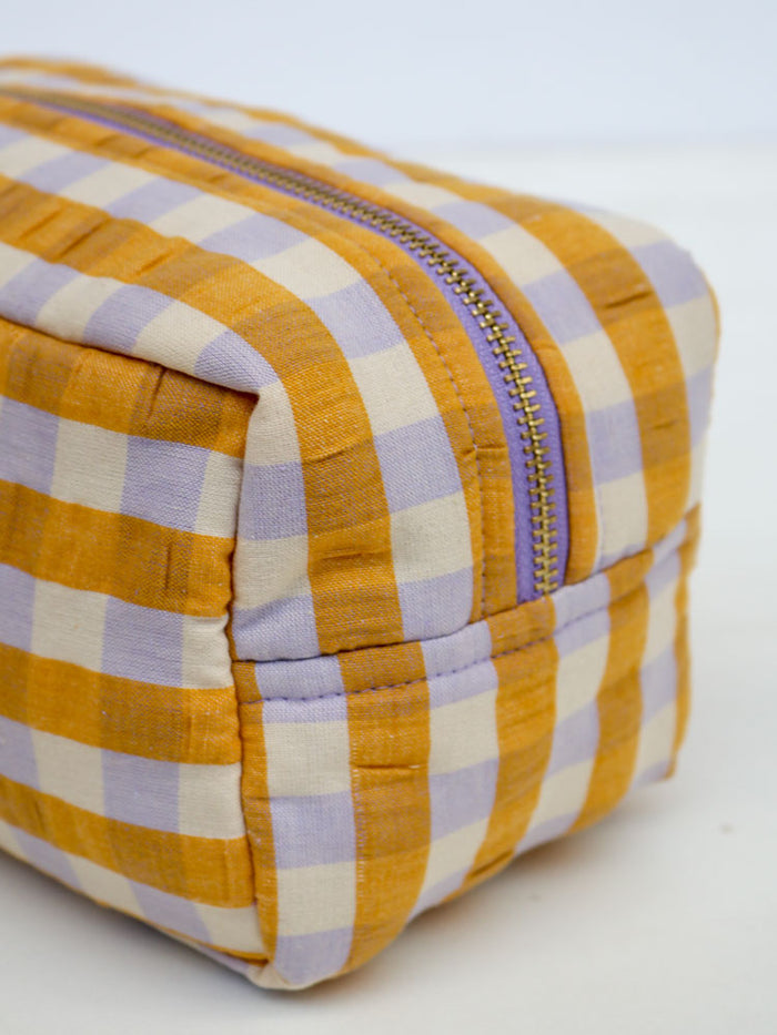 Dopp Kit - Mango Seersucker