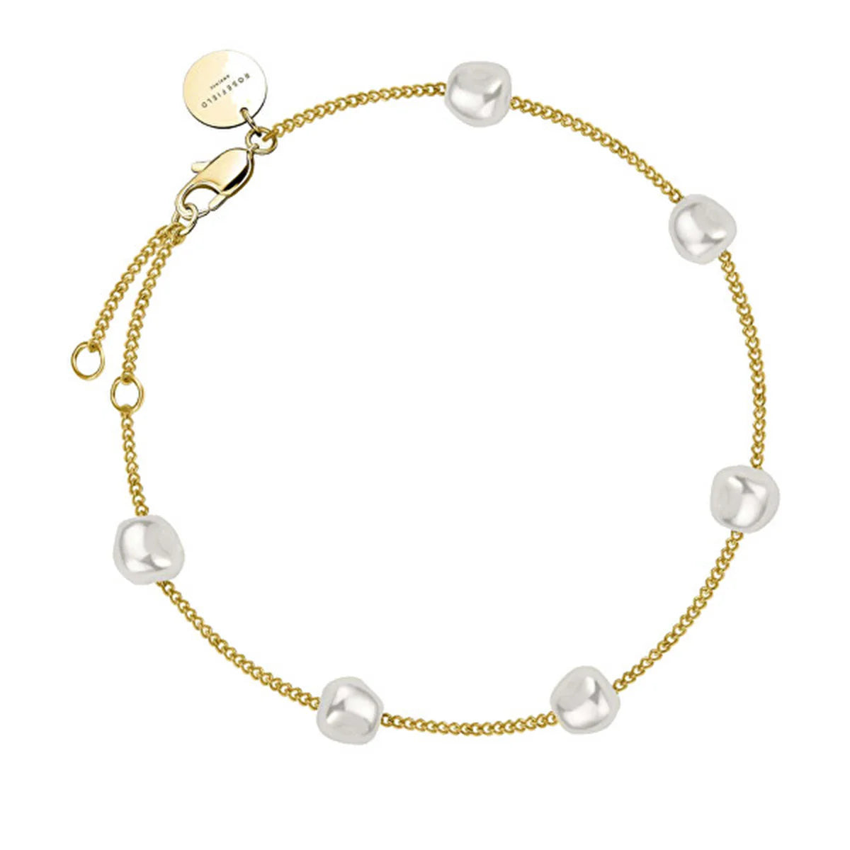 Multi Pearl Bracelet - Gold J603