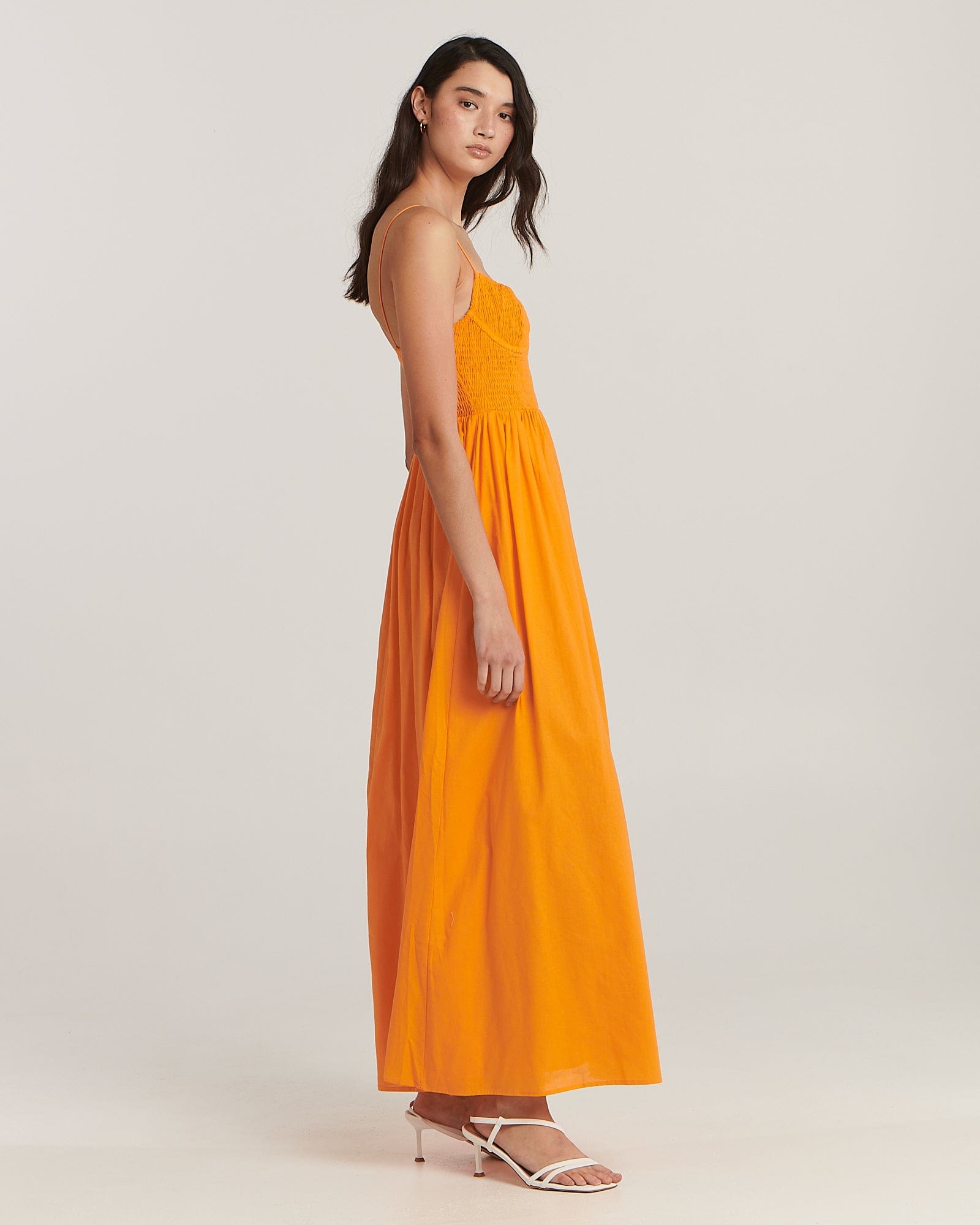 Marcey Maxi Dress - Apricot – Harper Inc NZ