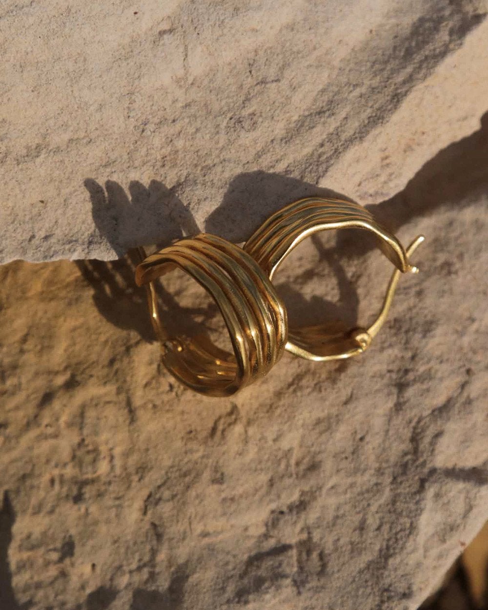 Botanica Hoop Earrings - Gold