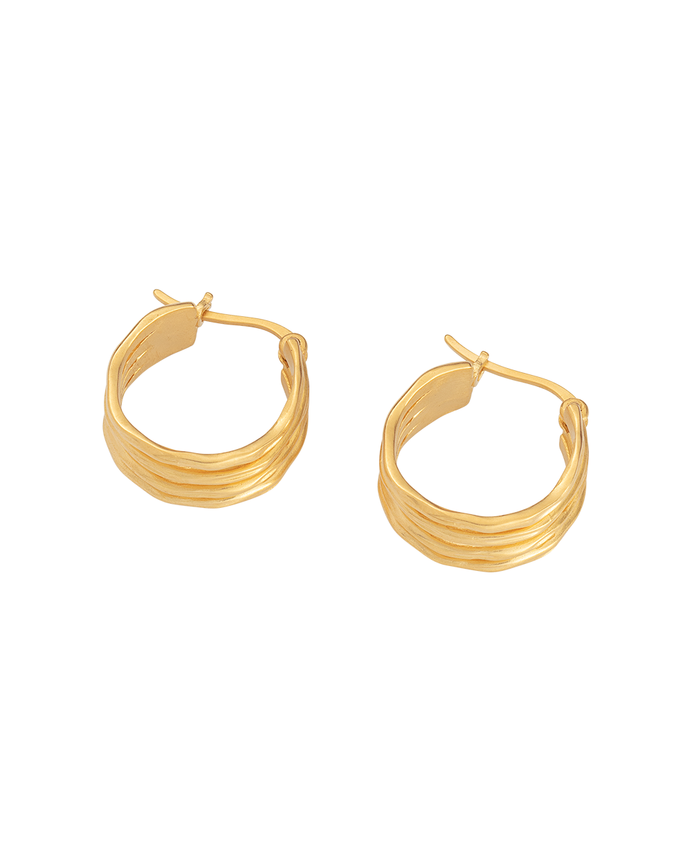 Botanica Hoop Earrings - Gold