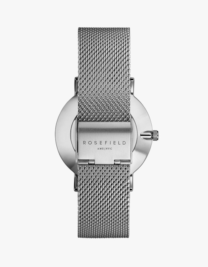 The Mercer White-Silver- Mesh